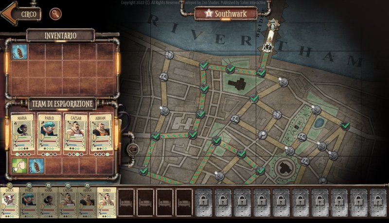 A city dungeon full of encounters and battles