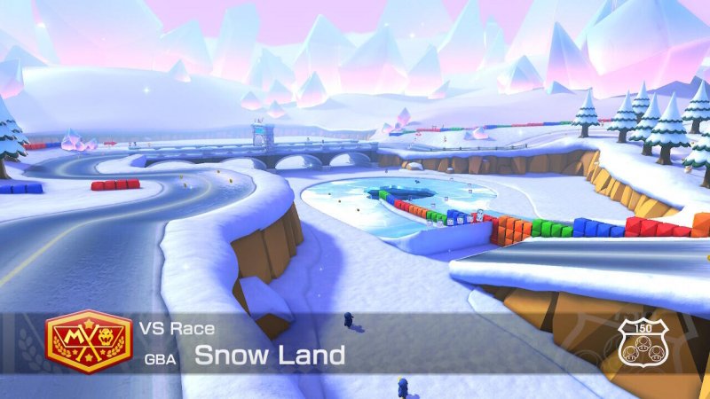 Mario Kart 8 Deluxe: La Terra delle Nevi, da Mario Kart: Super Circuit Mario Kart 8 Deluxe: La Terra delle Nevi, da Mario Kart: Super Circuit