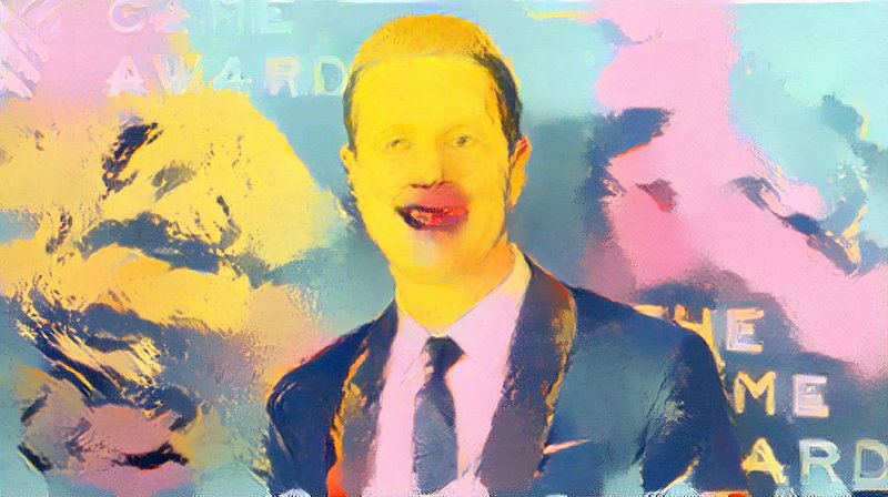 Geoff Keighley rielaborato da un IA