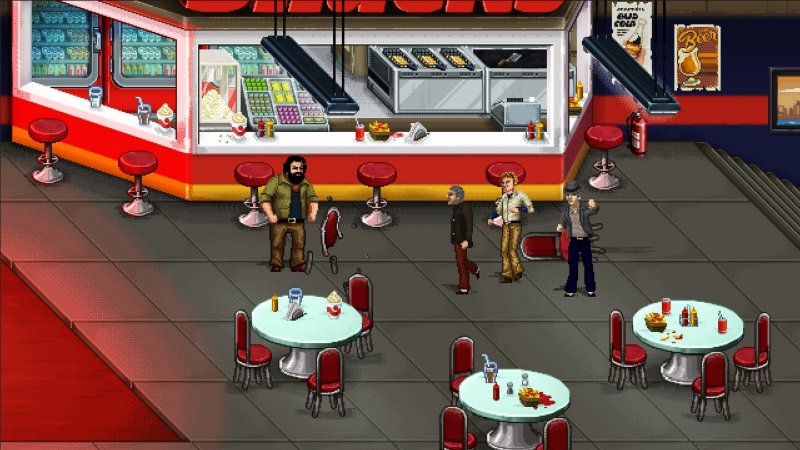 Uno dei tanti scenari iconici di Bud Spencer & Terence Hill - Slaps And Beans 2