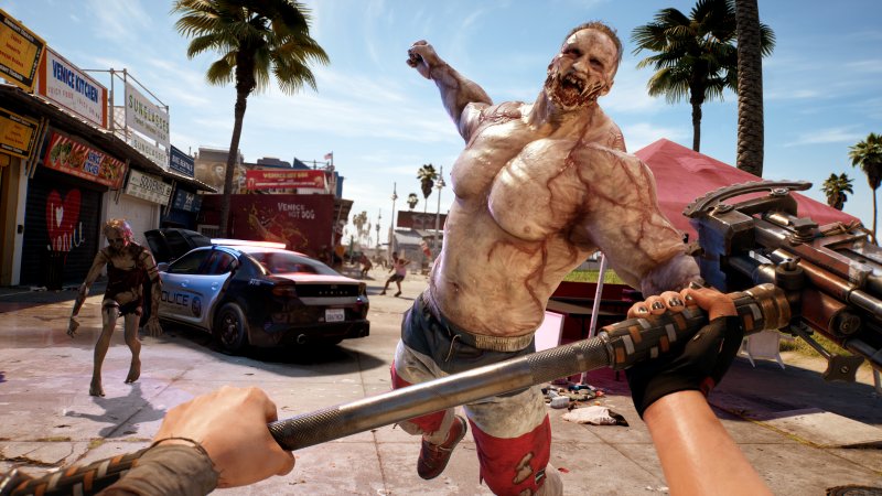 Dead Island 2: The zombies in the game are quite scary, also because of their excellent graphics detail.