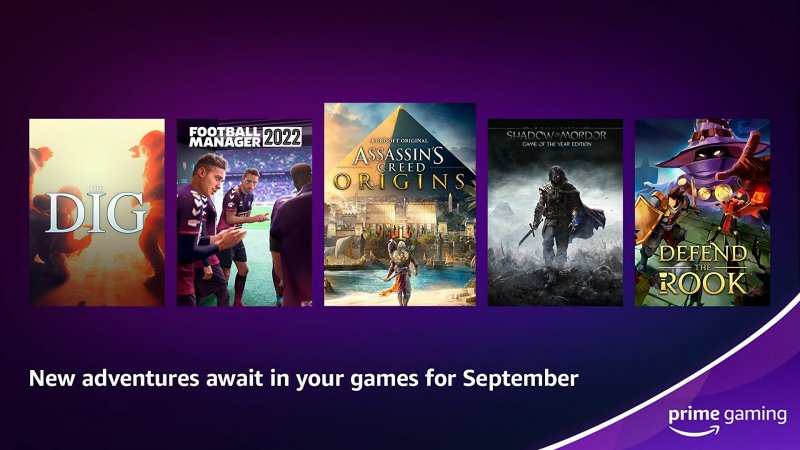 Prime Gaming September 2022 Games