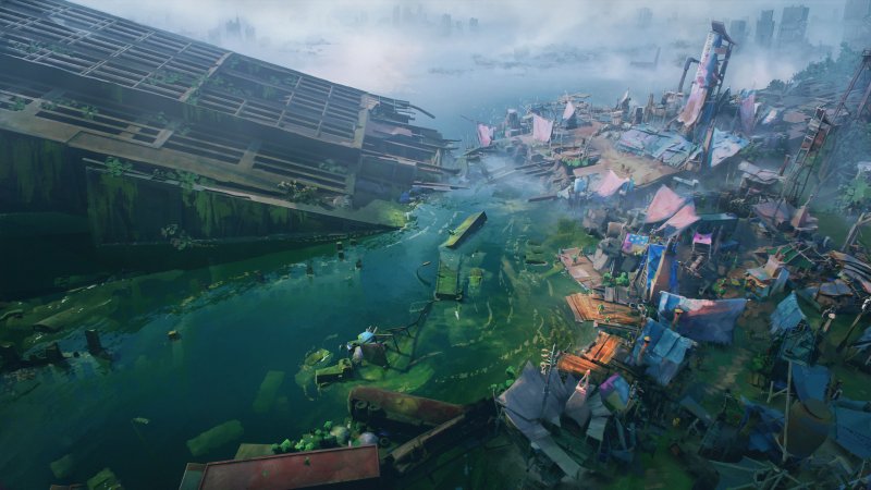 Floodland: The atmosphere around the game is very suggestive
