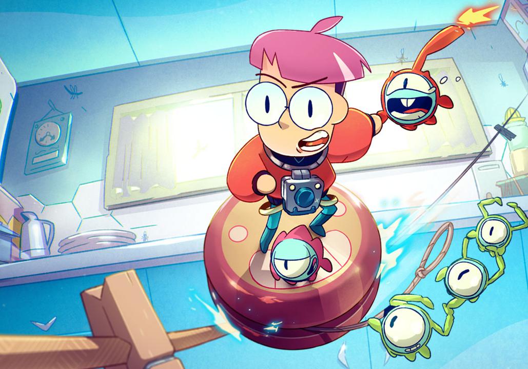 Review of Tinykin, a simple and fun 3D platform game
