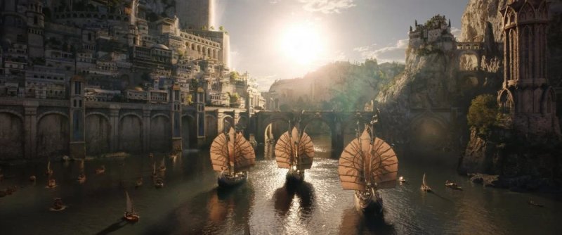 Un evocativo passaggio de Il Signore degli Anelli: Gli Anelli del Potere