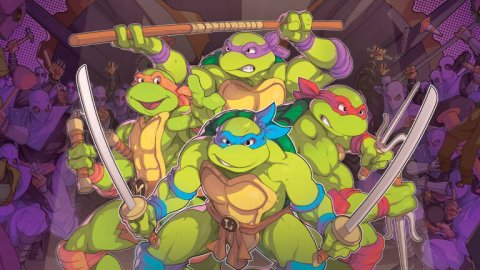 Teenage Mutant Ninja Turtles, Michelangelo's cosplay of Panterona slaps us