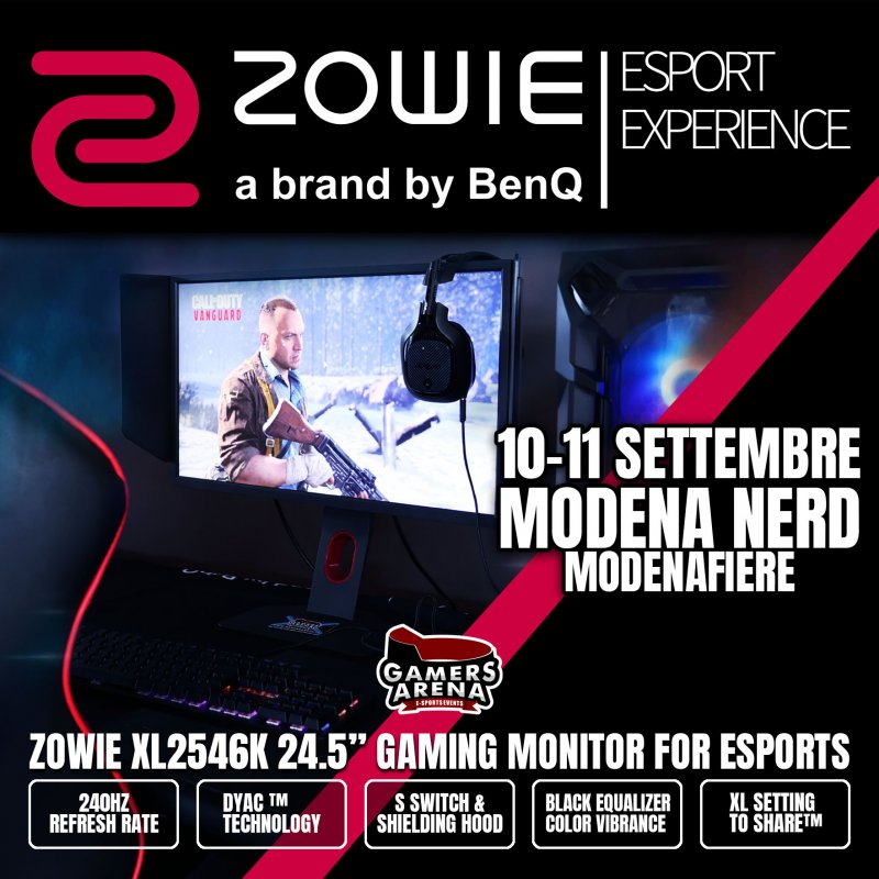 Al Modena Nerd ci sarà anche la Zowie Experience