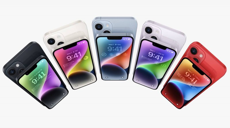 Le nuove colorazioni degli iPhone 14 e iPhone 14 Plus