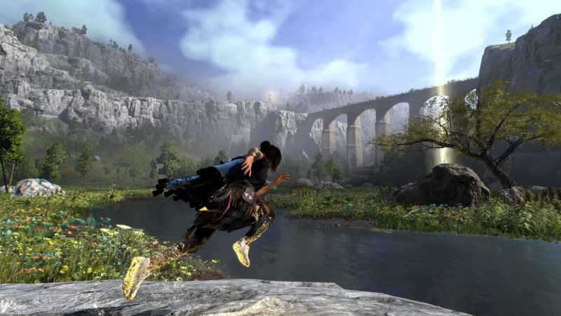 Forspoken: Frey non è semplicemente agile, si muove per la mappa come un fulmine