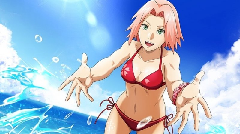 Sakura Costume Bagno Bikini Naruto Anime