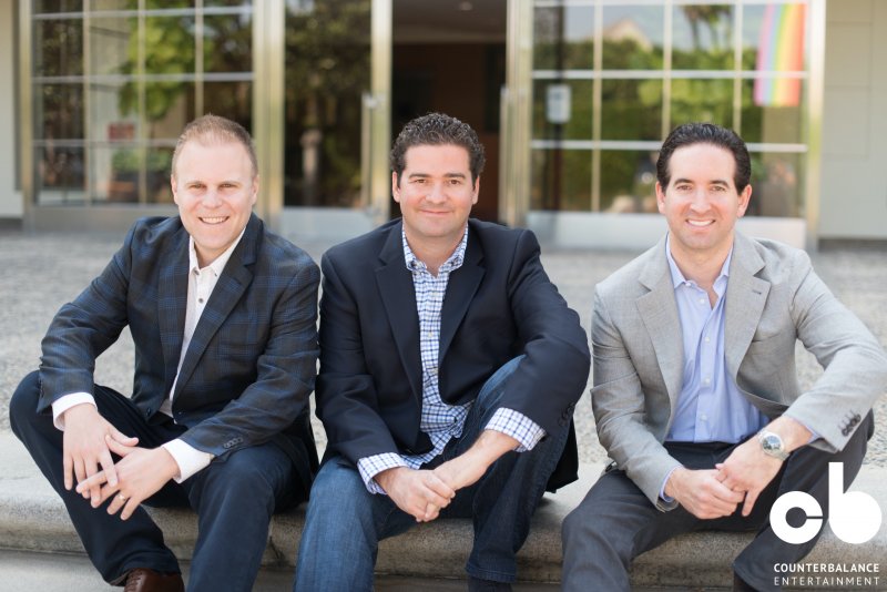 Da sinistra verso detra: Josh Heald, Jon Hurwitz e Hayden Schlossberg