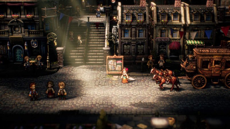 La grafica HD-2D di Octopath Traveler 2 è migliorata sensibilmente