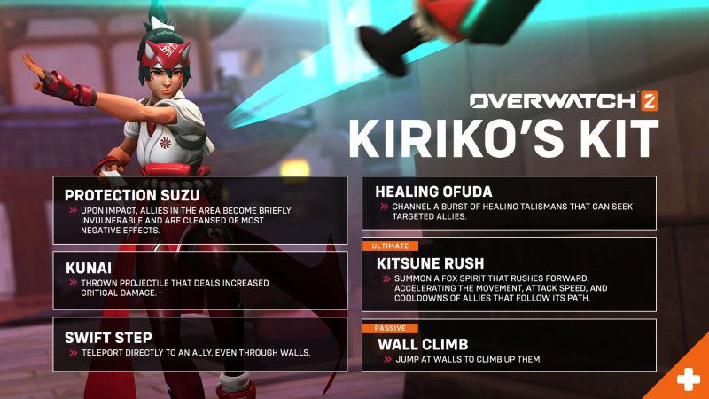 Overwatch 2, le abilità di Kiriko