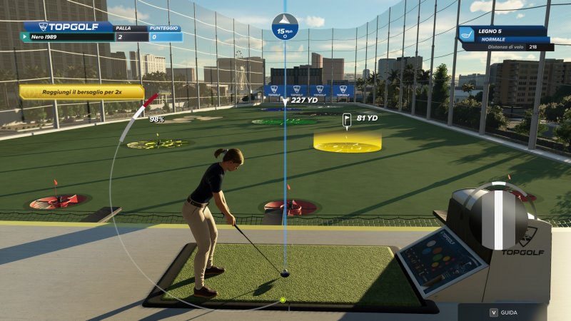 Ecco come si presenta il campo del Topgolf di Las Vegas
