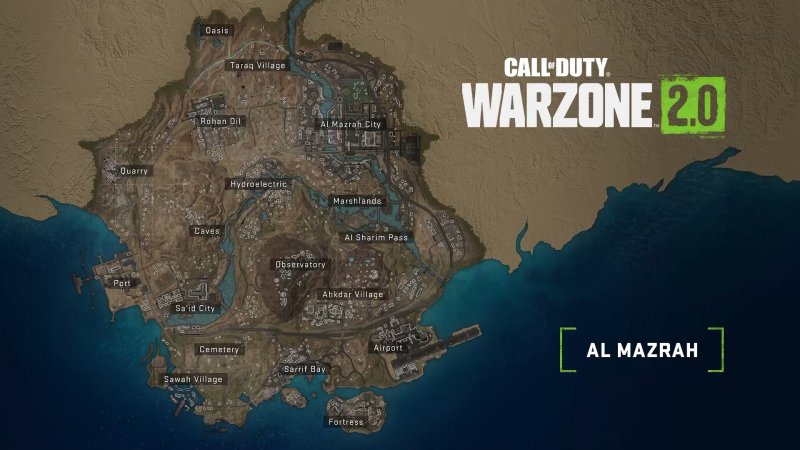Ecco come si presenta Al Mazrah, la nuova mappa di Warzone 2.0