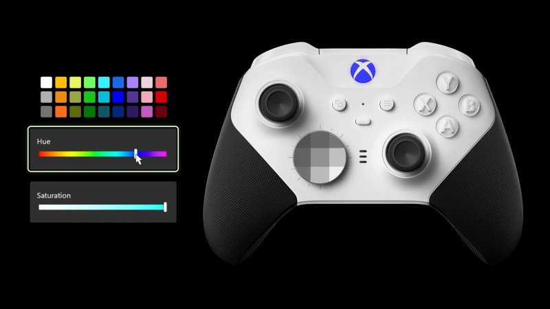 Xbox: the options to change the color of the controller led