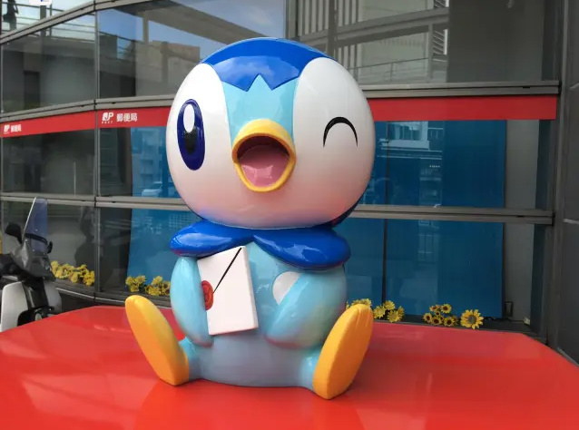 La cassetta postale con Piplup (foto della fonte) La cassetta postale con Piplup (foto della fonte)