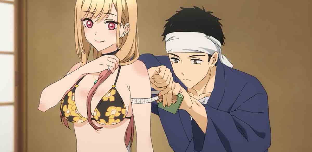 Marin e Gojo in una scena di My Dress-Up Darling