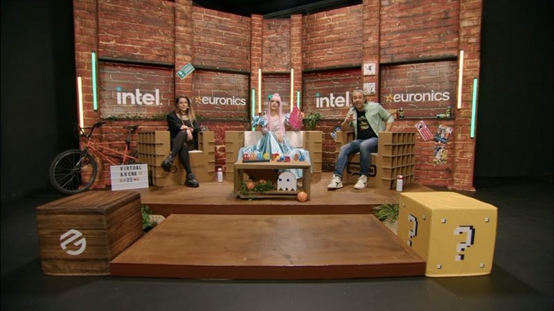 Lo studio della Virtual Arena Lo studio della Virtual Arena