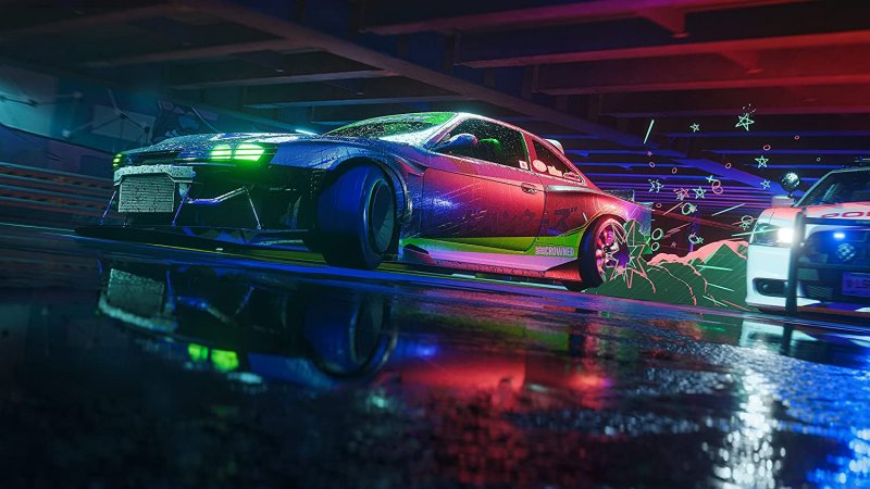 Not a real Need for Speed ​​without some neon lights