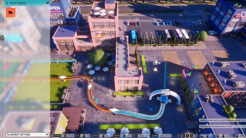 Park Beyond's quests help the player navigate the sandbox