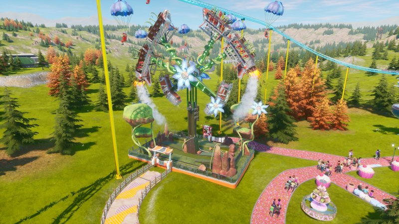 Le giostre tradizionali di Park Beyond non sono molto tradizionali...