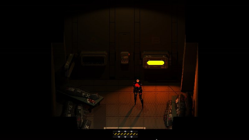 Un'immagine di Signalis, splendido survival horror sci-fi pubblicato da Humble Games