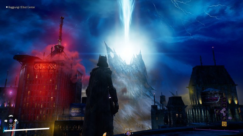 Uno scorcio di Gotham City in Gotham Knights