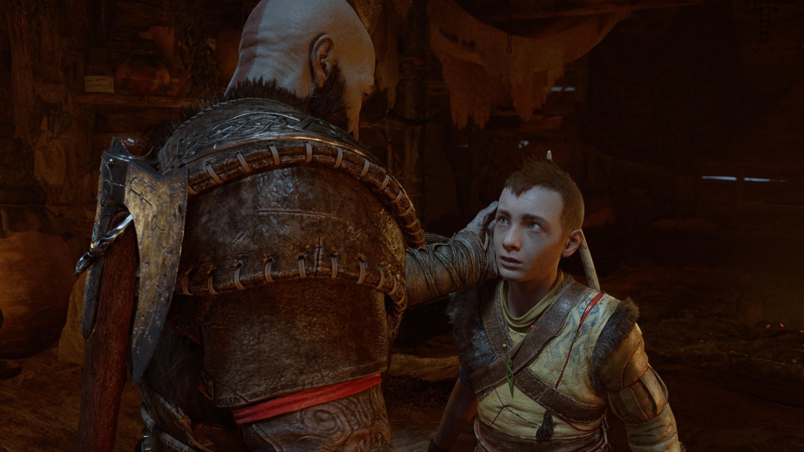 Kratos e Atreus in god of war