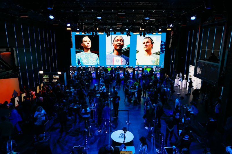 Lo showfloor principale del Women's Football Summit