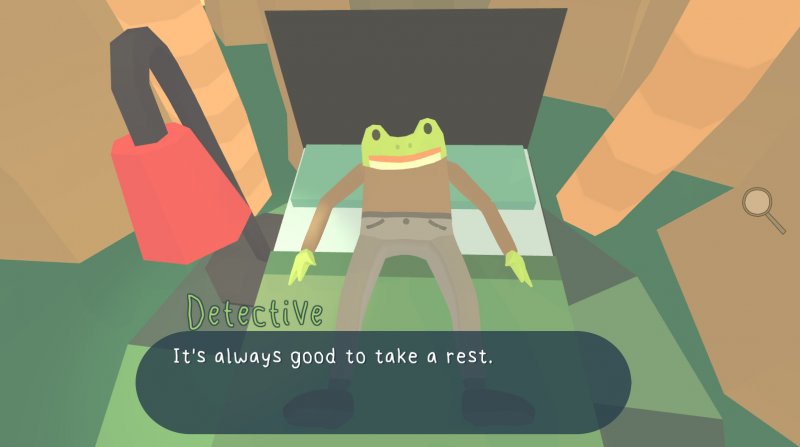 The incredible graphics of Frog Detective