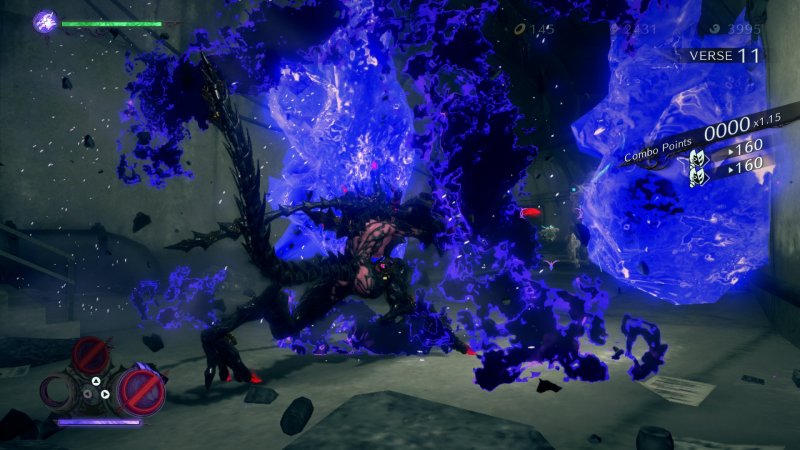 La Mimesi Demoniaca si attiva spesso anche alla fine di certe combo in Bayonetta 3, e aumenta ulteriormente la spettacolarità