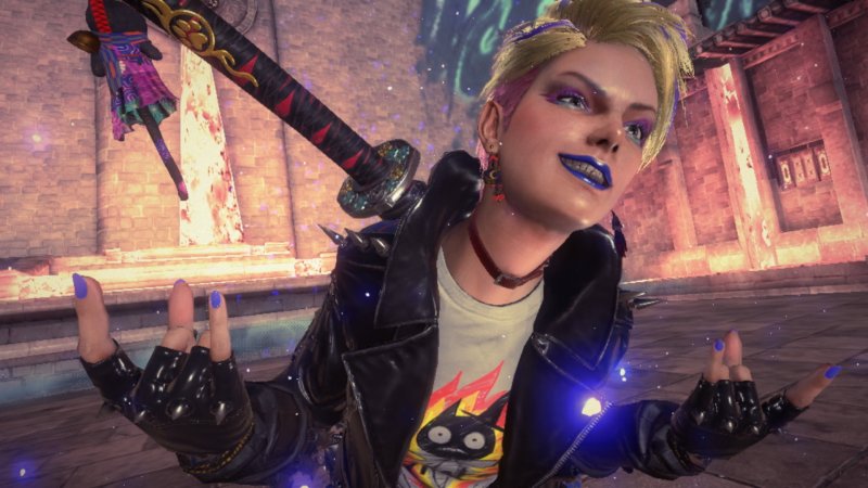 Viola è la seconda protagonista di Bayonetta 3,  e ha un look da dura completamente all'opposto della sua reale personalità