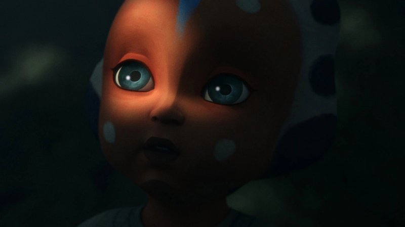 Ahsoka nasce nel primo episodio di Tales of the Jedi. Ahsoka nasce nel primo episodio di Tales of the Jedi.