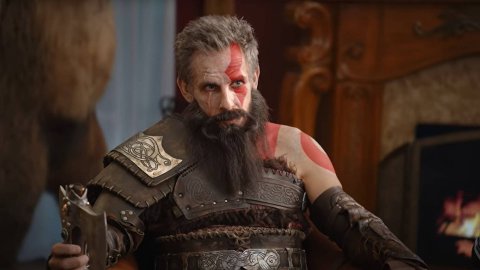 God of War Ragnarok, the commercial with Ben Stiller, John Travolta and LeBron James is hilarious