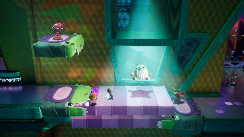 Uno degli scenari di Sackboy: Una Grande Avventura