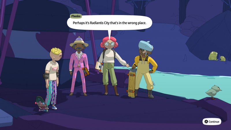 I personaggi di OlliOlli World sono bizzarri e variegati, un mix perfetto per rendere benvenuto ogni giocatore I personaggi di OlliOlli World sono bizzarri e variegati, un mix perfetto per rendere benvenuto ogni giocatore