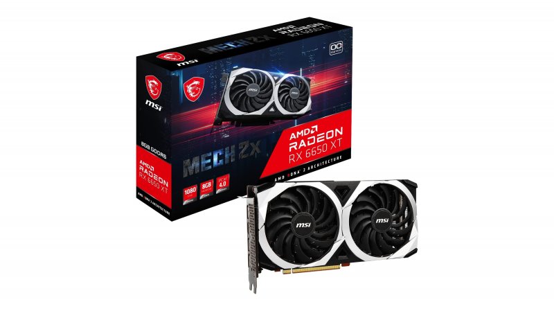MSI Radeon RX 6650 XT 8 GB MSI Radeon RX 6650 XT 8 GB