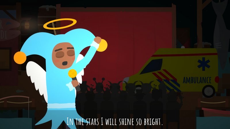 In Once Upon a Jester il giocatore guida Jester In Once Upon a Jester il giocatore guida Jester