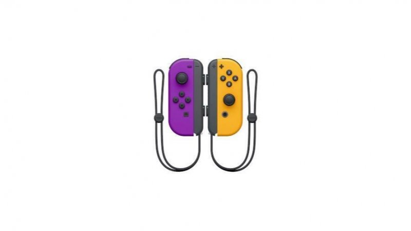 Il modello Viola/Arancio dei Joy-Con