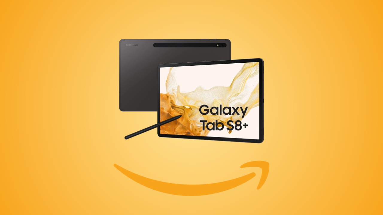 Offerte Amazon: Samsung Galaxy Tab S8+ da 8+256 GB in sconto per il Black Friday 2022