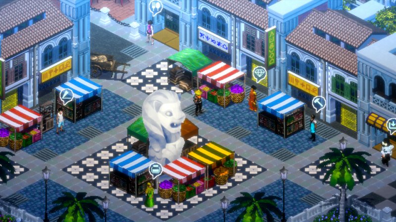 Ghostlore, uno screenshot con un'ambientazione urbana