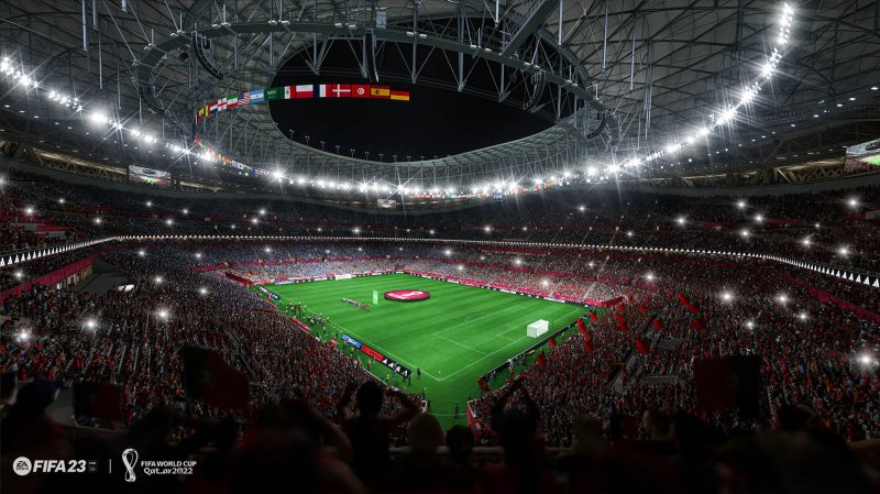 FIFA 23, panoramica su uno degli stadi presenti nel gioco