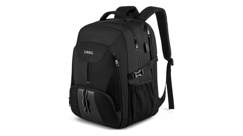 Zaino Liwag per laptop da 50L, impermeabile e antifurto