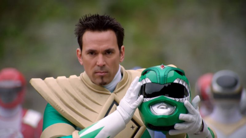 Jason David Frank nei panni di Tommy Oliver, il Green Ranger