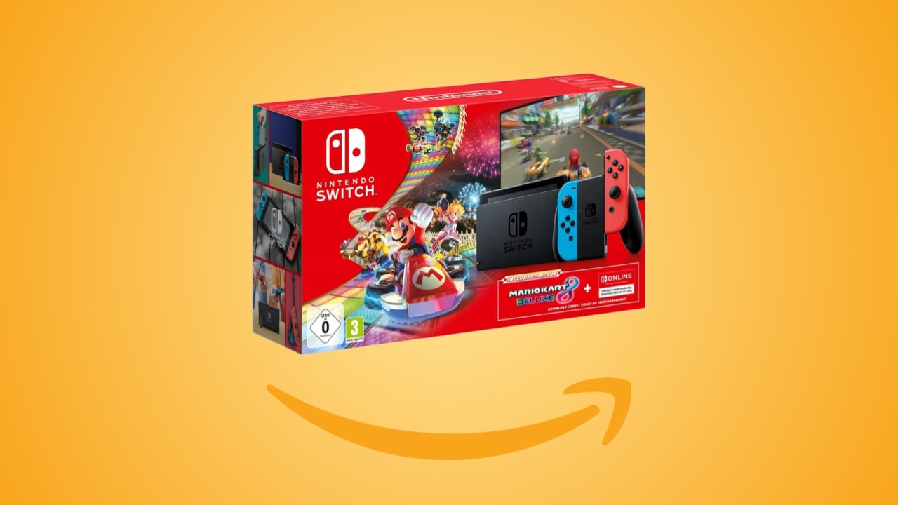 Offerte Amazon: Nintendo Switch con Mario Kart 8 e 3 mesi di Switch Online per il Black Friday 2022