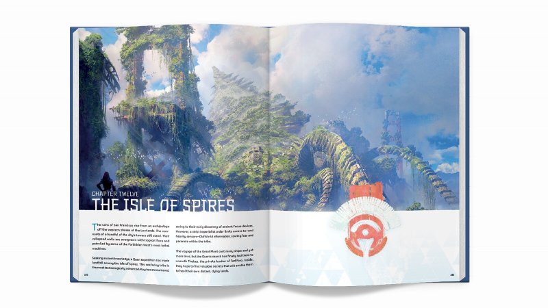 The Art of Horizon Forbidden West: un'immagine del libro