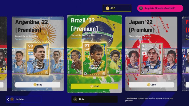 Le nuove carte dei mondiali di eFootball 2023 sono davvero splendide Le nuove carte dei mondiali di eFootball 2023 sono davvero splendide
