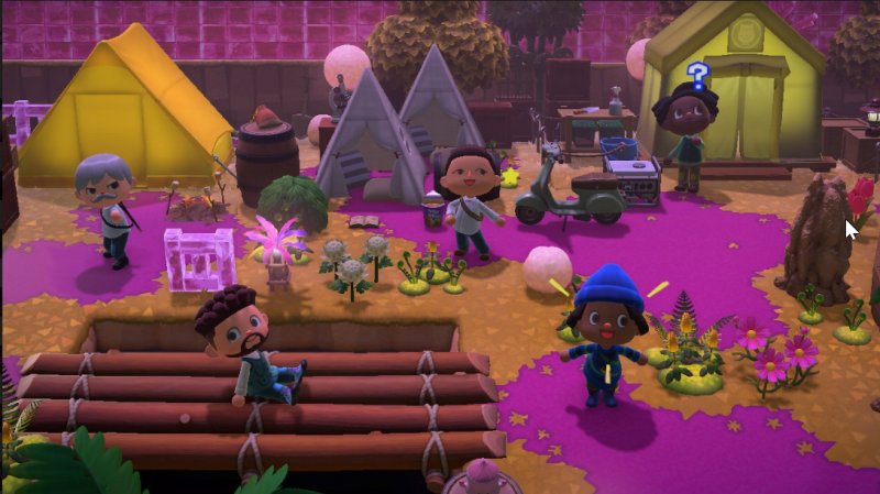Avalonia, un'immagine dell'isola dedicata a Strange World in Animal Crossing