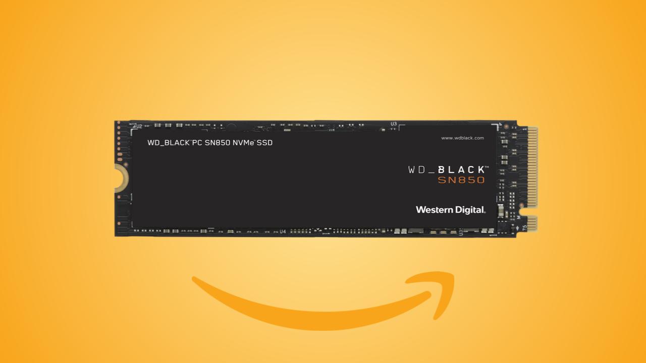Offerte Amazon: SSD da 500 GB WD Black SN850 da 7.000 MB/s in sconto per il Black Friday 2022